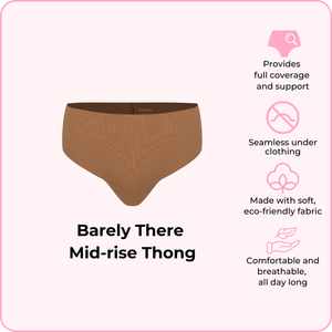 Barely There Mid-rise Thong