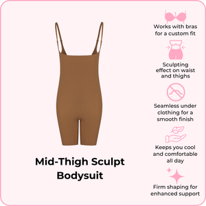 Mid-Thigh Sculpt Bodysuit