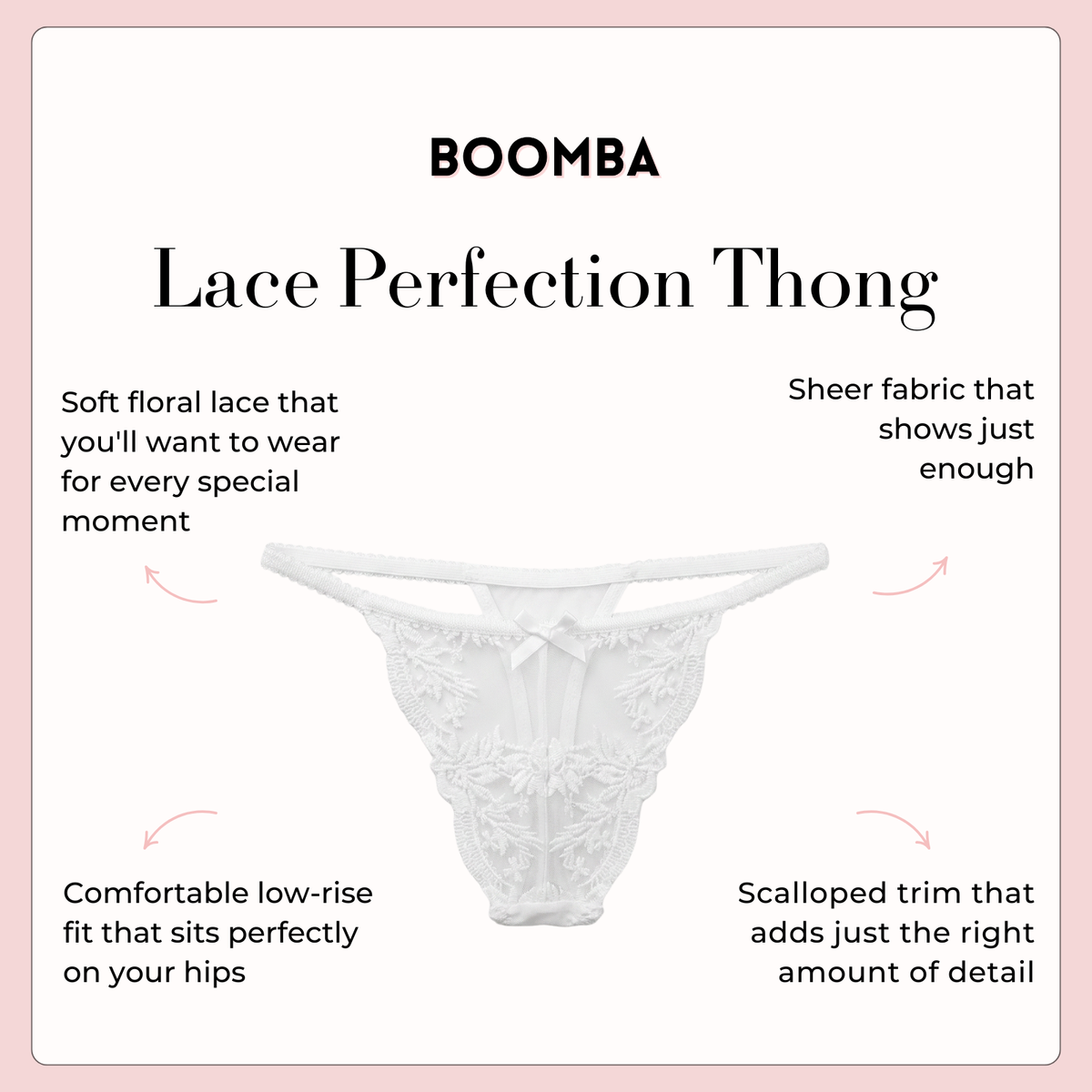 Lace Perfection Thong