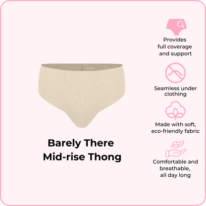 Barely There Mid-rise Thong