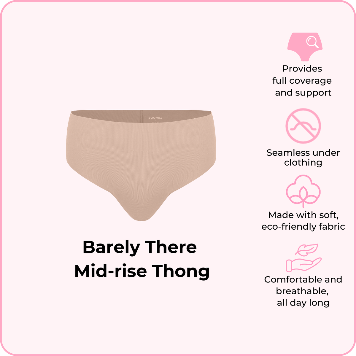Barely There Mid-rise Thong