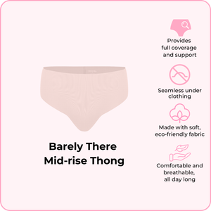 Barely There Mid-rise Thong